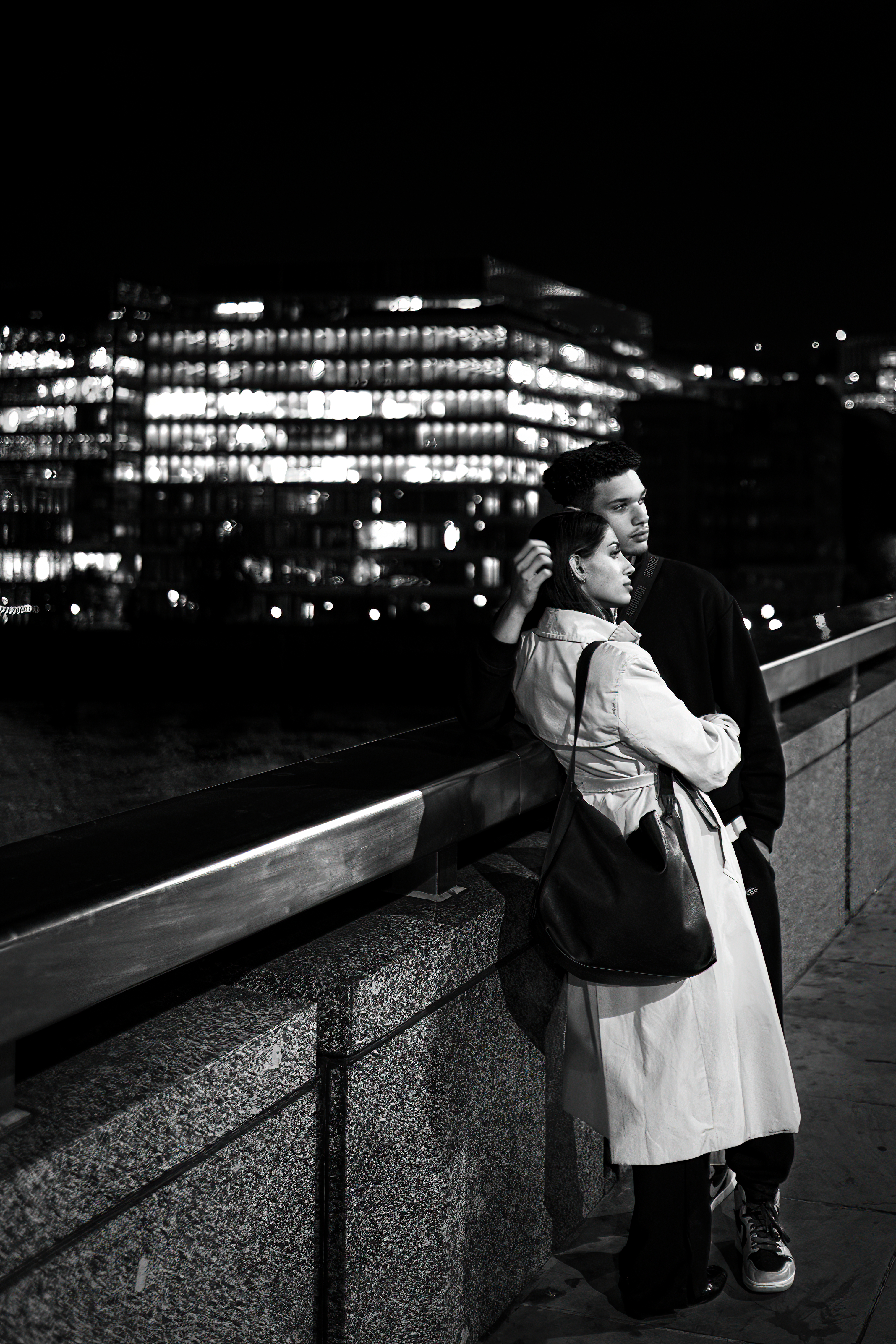 Lovers on the bridge